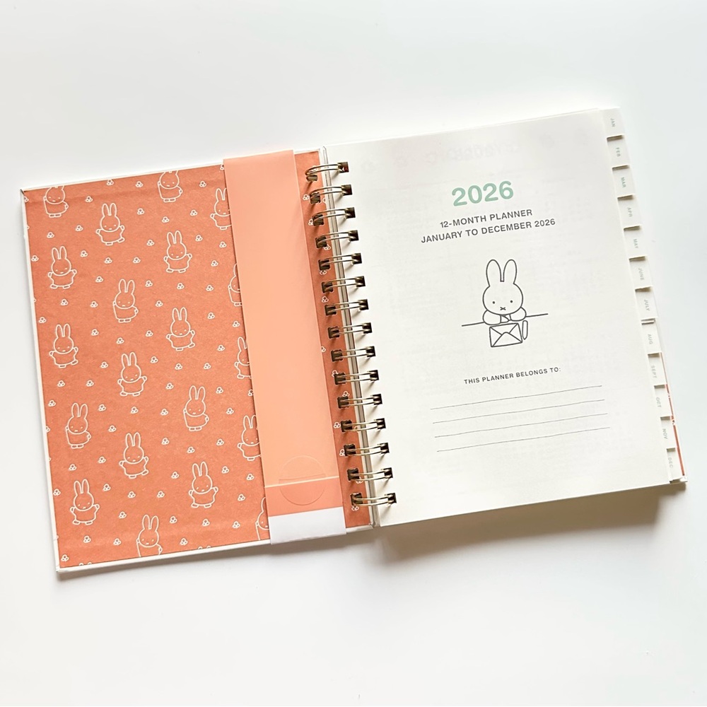 Miffy 2026 Weekly Planner with Artworks. - Picture 2 of 7